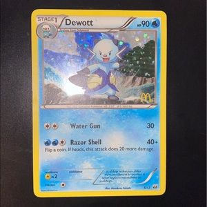 McDonalds Pokemon Dewott Holo Promo Exclusive Psa Vintage Collectible 2012